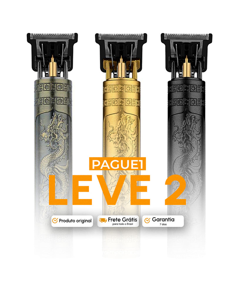 PAGUE 1 E LEVE 2 Máquinas Gold Dragon Profissional de Corte de Cabelo Masculino