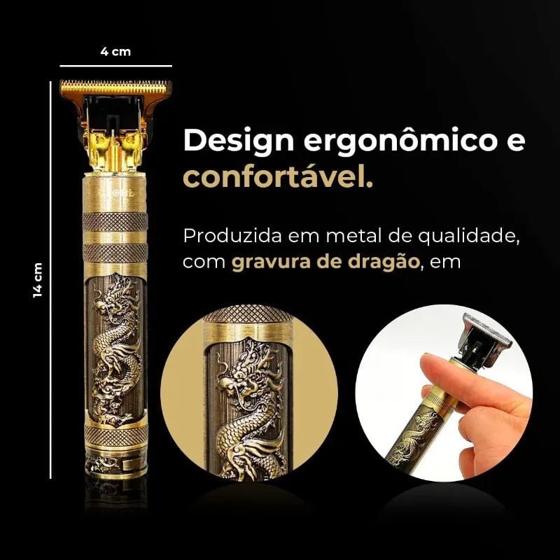 PAGUE 1 E LEVE 2 Máquinas Gold Dragon Profissional de Corte de Cabelo Masculino