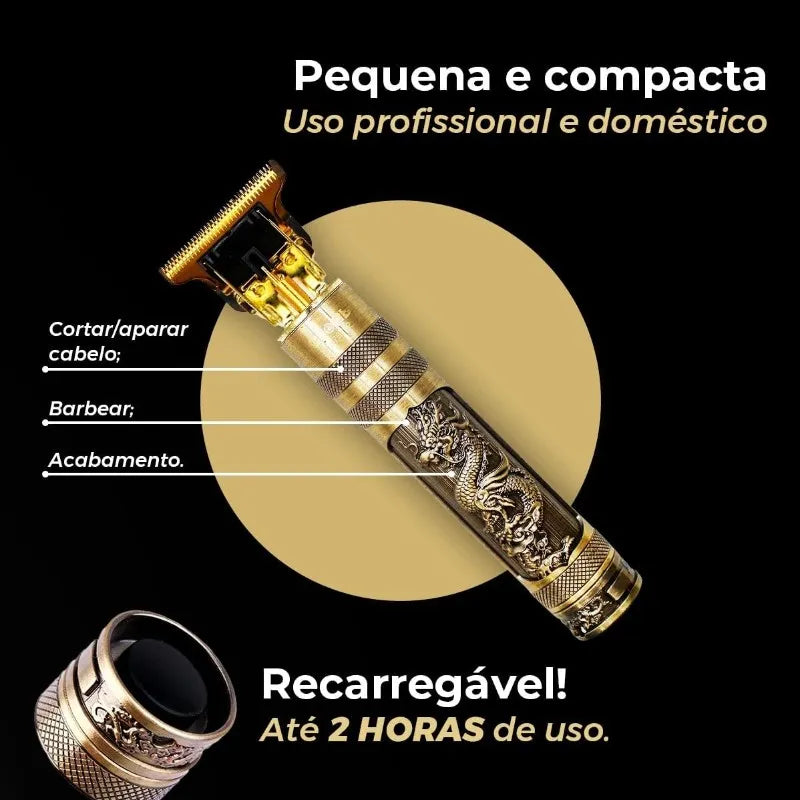 PAGUE 1 E LEVE 2 Máquinas Gold Dragon Profissional de Corte de Cabelo Masculino