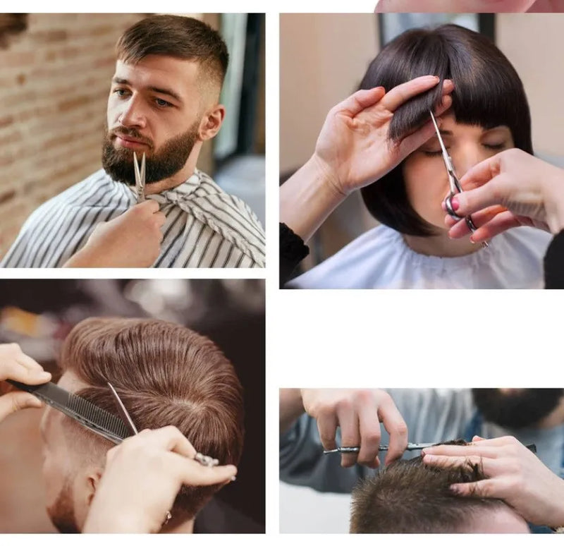 Kit Profissional de Corte de Cabelo Para Barbeiro de 6 polegadas