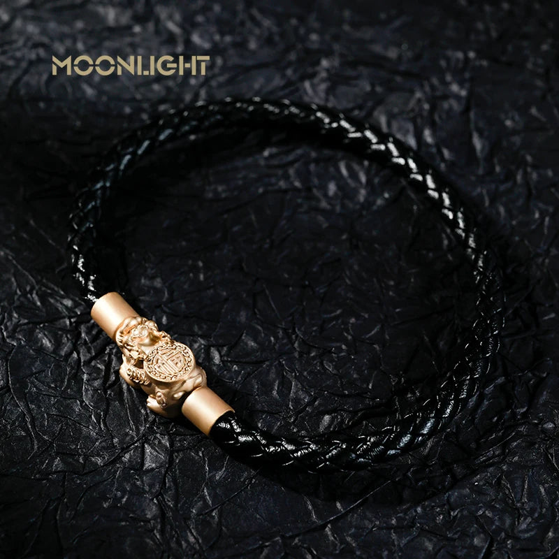 Pulseira Unissex MOONLIGHT de Couro