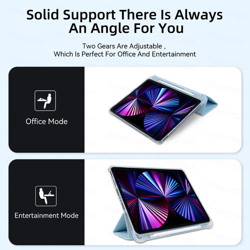 Capa Transparente de Silicone Para Ipad