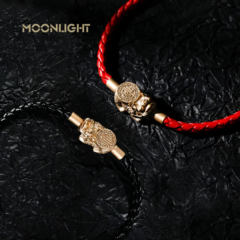 Pulseira Unissex MOONLIGHT de Couro