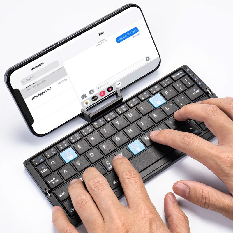 Mini Teclado Dobrável Sem Fio Para Celuar e Tablet