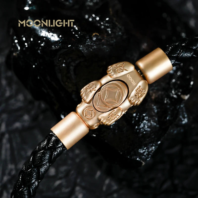 Pulseira Unissex MOONLIGHT de Couro