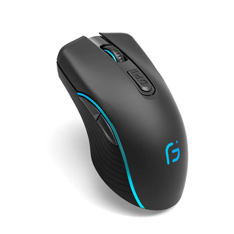 Mouse Gamer Fortrek M7 PRO SEM FIO - 2400dpi - Conexação via bluetooth + USB 2.4ghz