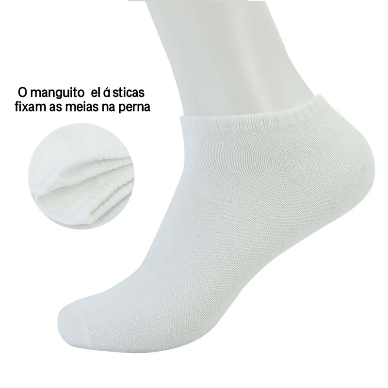 Kit 12 Pares de Meias Esportivas Masculinas