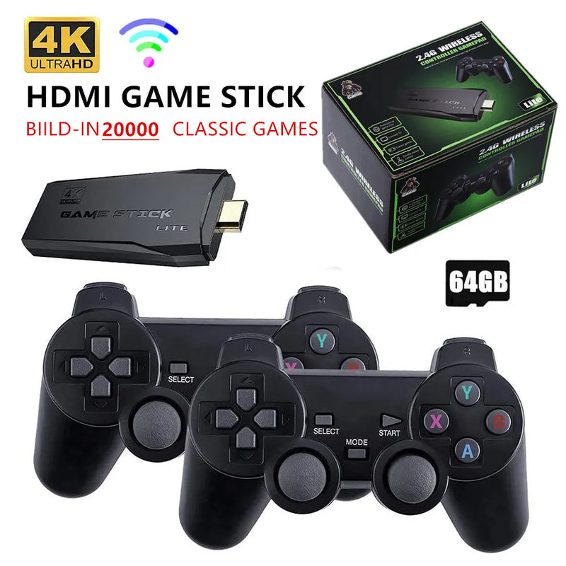 Game Stick Retrô 4k com até 20000 Jogos