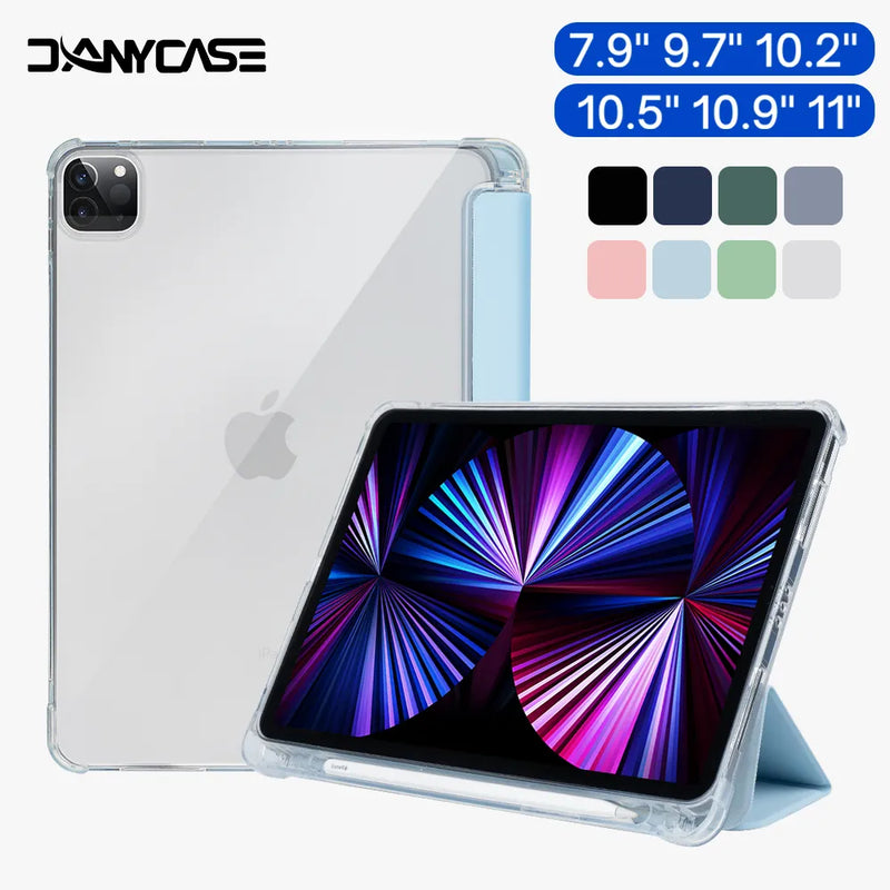 Capa Transparente de Silicone Para Ipad