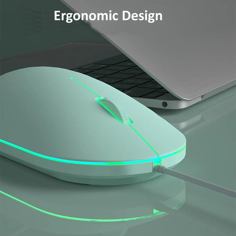 Mouse com fio - Designer retroiluminado - 1600 DPI