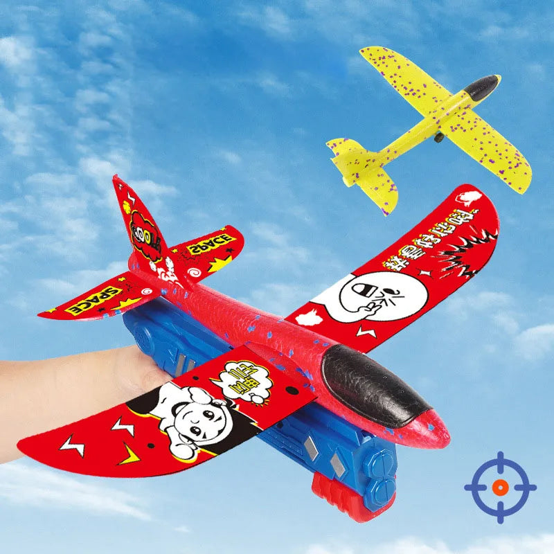 Pistola de Brinquedo Lançadora de Aviões