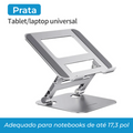 Suporte Portátil e Ajustável de Alumínio Para Notebook